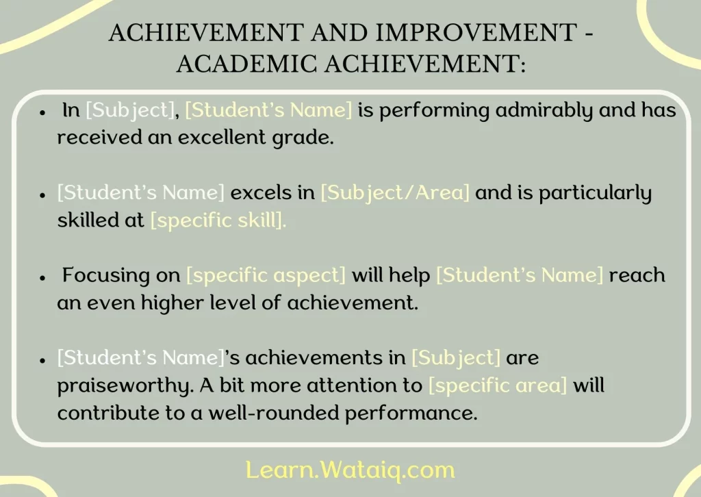 2. Achievement and Improvement - Academic Achievement