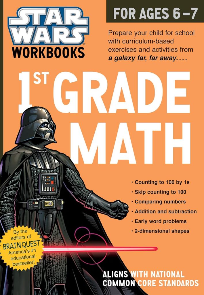 Star Wars Workbook: 1st Grade Math (Star Wars Workbooks)
