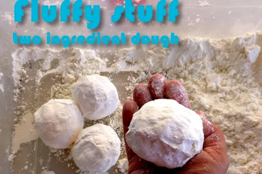 Shaving Cream and Cornstarch