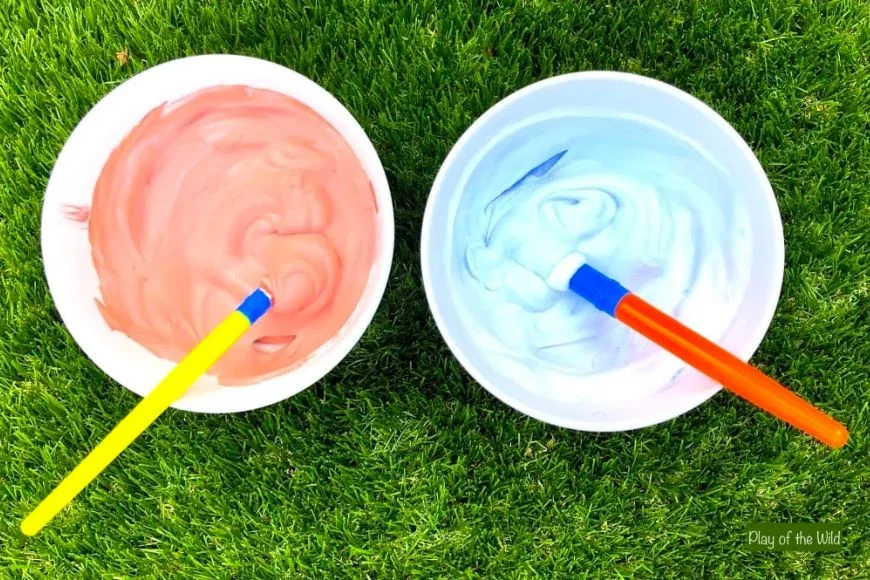 Painting With Shaving Cream
